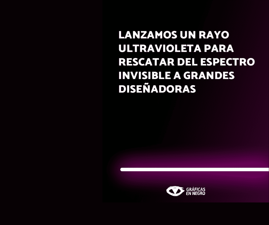 Gráficas en Negro llança el filtre ultraviolat