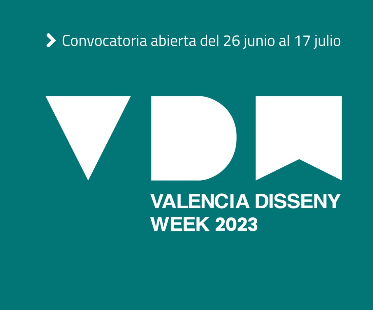 ¡¡Último día para presentar propuestas para el programa de la València Disseny Week 2023!!