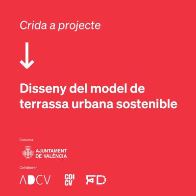 Crida a projecte: Terrassa urbana sostenible València. Fins al 12/09