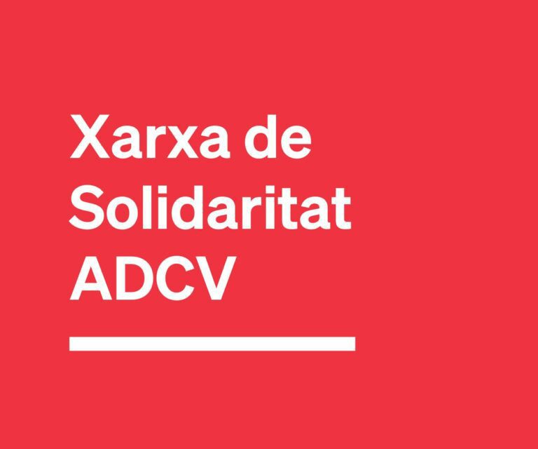 Xarxa de Solidaritat de ADCV con personas afectadas por la DANA